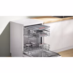Bosch Serie 6 SMS6ZCW10G Dishwasher freestanding 60 cm 14 place settings class B 40 dB White - Additional view 4