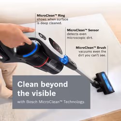 Bosch BBS931WGB stick vacuum/electric broom Battery Dry&wet Bagless 0.4 L Black 3 Ah