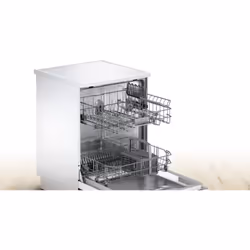 Bosch Serie 2 SMS26AW08G Dishwasher freestanding 60 cm 12 place settings class E 46 dB White - Additional view 4