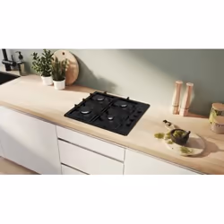 Bosch Serie 2 PBP6B6K60 hob Black Built-in 60 cm Gas 4 zone(s) - Additional view 4