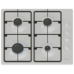 Bosch Serie 2 PBP6B2K60 plaque Blanc Intégré 58 cm Gaz 4 zone(s)