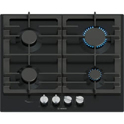 Bosch Serie 6 PCP6A6I90 hob Black Built-in 60 cm Gas 4 zone(s)