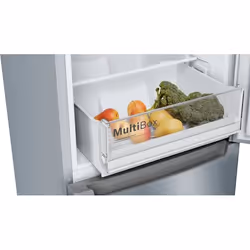 Bosch Serie 2 KGN33NLEBG Fridge freezer bottom-freezer 282 L Stainless steel class E - Additional view 5