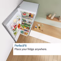 Bosch Serie 2 KGN33NLEBG Fridge freezer bottom-freezer 282 L Stainless steel class E - Additional view 7