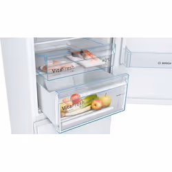 Bosch Serie 4 KGN392WEBG fridge-freezer Freestanding 368 L E White - Additional view 5