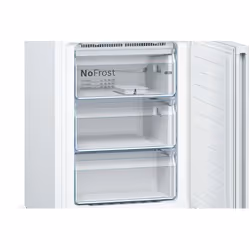 Bosch Serie 4 KGN392WEBG fridge-freezer Freestanding 368 L E White - Additional view 6