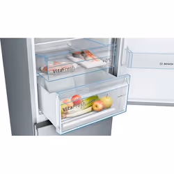 Bosch Serie 4 KGN392LEBG fridge-freezer Freestanding 368 L E Stainless steel - Additional view 5