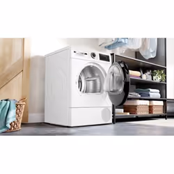 Bosch Serie 6 WQG24500GB tumble dryer Freestanding Front-load 9 kg White
