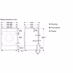 Bosch Serie 4 WKD28260GB washer dryer Built-in Front-load White - Additional view 7