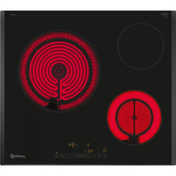 Balay 3EB765LQ hob Black Built-in 60 cm Ceramic 3 zone(s)