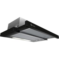 Balay 3BT263MN cooker hood Semi built-in (pull out) Black 360 m³/h