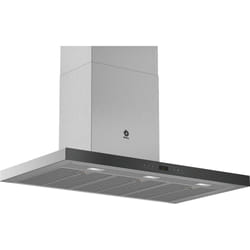 Balay 3BC998HNC cooker hood Wall-mounted Black, Stainless steel 843 m³/h