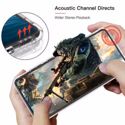Slim Crystal Clear Shockproof Soft Rubber Anti-fall Case for iPhone 16 14 15/Redmi Note 11S/Samsung A05 S24 S25/Huawei M - transparent, Samsung M52 5G
