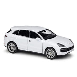 Welly 1/24 Porsche Cayenne Turbo SUV Alloy Car Model Diecast Metal Off-road Vehicles Car Model High Simulation Children Toy Gift - white