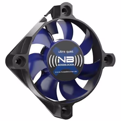 Noiseblocker BlackSilentFan XS-2, Fan, 5 cm, 4000 RPM, Black, Blue