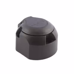 Towbar Socket; JAEGER; 12 13 Plastic Side Connector, Outflow middle DIN 11446