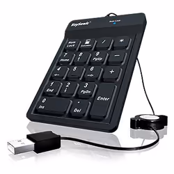 KeySonic ACK-118BK, USB, 18, Universal, Black