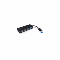 ICY BOX IB-AC6104-B, USB 3.2 Gen 1 (3.1 Gen 1) Type-A, USB 3.2 Gen 1 (3.1 Gen 1) Type-A, 5000 Mbit/s, Black, Aluminium, China