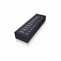 ICY BOX IB-AC6110 USB 3.2 Gen 1 (3.1 Gen 1) Type-B 5000 Mbit/s Black