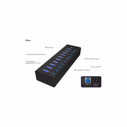 ICY BOX IB-AC6110 USB 3.2 Gen 1 (3.1 Gen 1) Type-B 5000 Mbit/s Black - Additional view 6