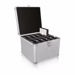 ICY BOX IB-AC628, Suitcase, Metal, Plastic, Silver, 2.5,3.5", Any brand, Silver