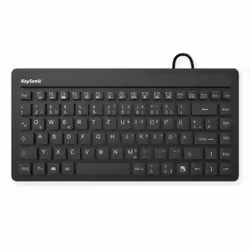 KeySonic KSK-3230IN, Mini, Wired, USB, QWERTY, Black