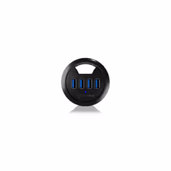 ICY BOX IB-HUB1403 USB 3.2 Gen 1 (3.1 Gen 1) Type-A 5000 Mbit/s Black