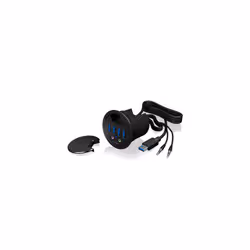 ICY BOX IB-HUB1403A socket-outlet Black - Additional view 4