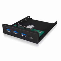 ICY BOX IB-HUB1418-i3, Black, GL3520 ASM1543, 101 mm, 137 mm, 25 mm, 143 g