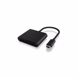 ICY BOX IB-CR301-C3, CF, MicroSD (TransFlash), MicroSDHC, MicroSDXC, SD, SDHC, SDXC, Black, 5000 Mbit/s, Aluminium, 2 GB, USB ...