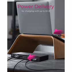 ICY BOX IB-DK2245AC Wired USB 3.2 Gen 1 (3.1 Gen 1) Type-C Black - Additional view 5