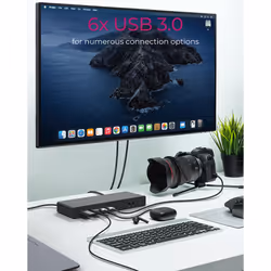 ICY BOX IB-DK2245AC Wired USB 3.2 Gen 1 (3.1 Gen 1) Type-C Black - Additional view 7