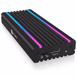 ICY BOX IB-1824ML-C31 SSD enclosure Black M.2
