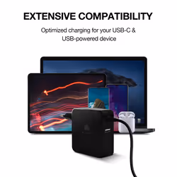 ICY BOX IB-PS101-PD Laptop, Smartphone, Tablet Black AC Indoor - Additional view 6