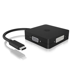 ICY BOX IB-DK1104-C USB graphics adapter 3840 x 2160 pixels Black