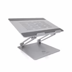ICY BOX IB-NH300, Laptop stand, Silver, Aluminium, Silicone, 43.2 cm (17"), 3 kg, 15 cm