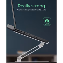 ICY BOX IB-NH300 Laptop stand Silver 43.2 cm (17") - Additional view 4