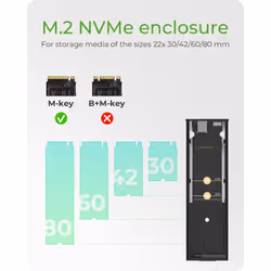 ICY BOX IB-1807MT-C31 SSD enclosure Black M.2 - Additional view 4