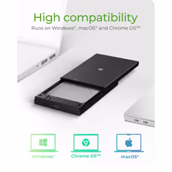 ICY BOX IB-200T-C3 SSD enclosure Black 2.5"