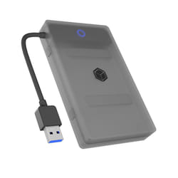 ICY BOX IB-AC603b-U3 HDD/SSD enclosure Anthracite, Black 2.5"