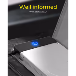 ICY BOX IB-AC603b-U3 HDD/SSD enclosure Anthracite, Black 2.5" - Additional view 6