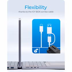 ICY BOX IB-2914MSCL-C31 USB 3.2 Gen 2 (3.1 Gen 2) Type-C Black - Additional view 5