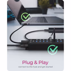 ICY BOX 17-Port Hub with USB 3.2 Gen 1 Type-A interface - Additional view 6