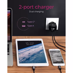 ICY BOX 2-port wall charger with USB Power Delivery - Additional view 6
