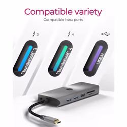 ICY BOX IB-DK4061-CPD Wired USB 3.2 Gen 1 (3.1 Gen 1) Type-C Grey - Additional view 7