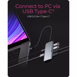 ICY BOX IB-DK4022a-CPD Wired USB 3.2 Gen 1 (3.1 Gen 1) Type-C Aluminium, Silver - Additional view 6