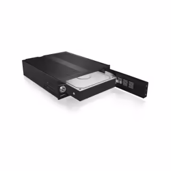 ICY BOX IB-170SK-B, 13.3 cm (5.25"), Storage drive tray, Black, 3.5", Serial ATA, Serial ATA II, Serial ATA III, 3.5"