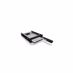 ICY BOX IB-2216StS, 8.89 cm (3.5"), Storage drive tray, Black, 2.5", SATA, SATA II, Aluminium, Plastic