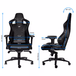 noblechairs EPIC PC gaming chair Padded seat Black - Additional view 6