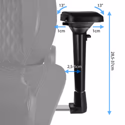 noblechairs EPIC PC gaming chair Padded seat Black - Additional view 7